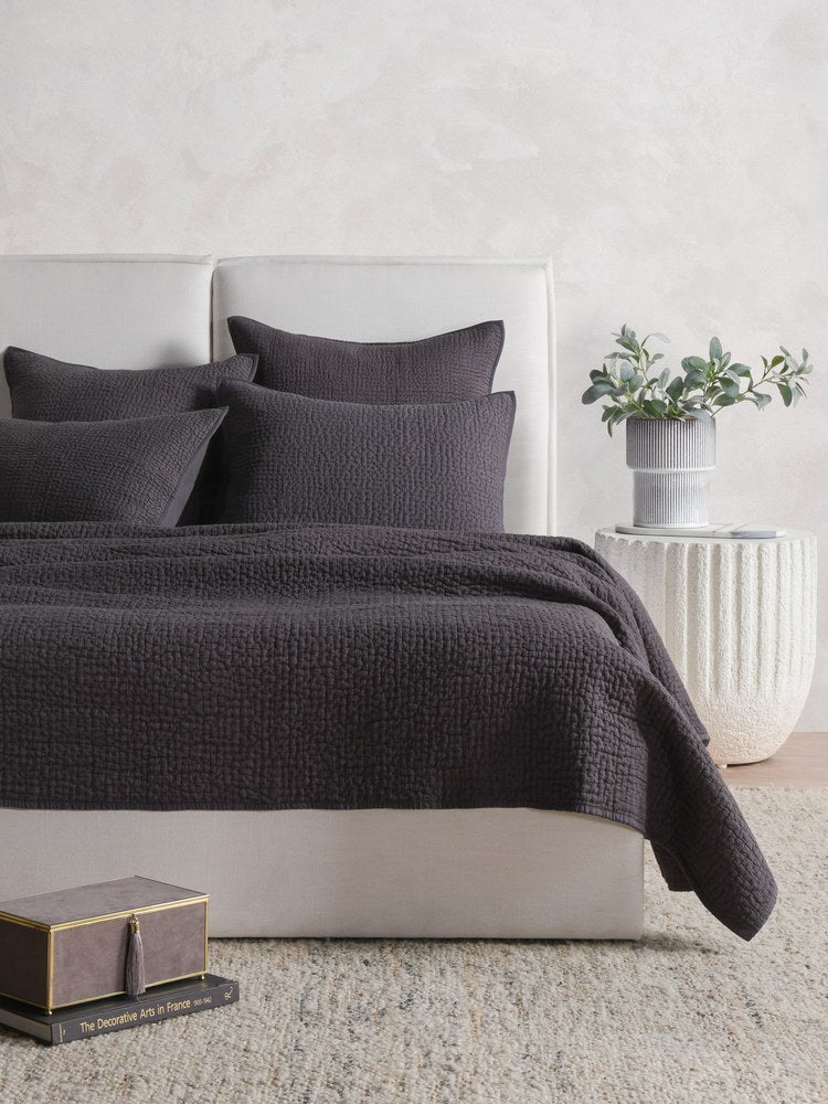 Villa by Classic Home - Danica Euro Sham - Gray - V211085 view 2