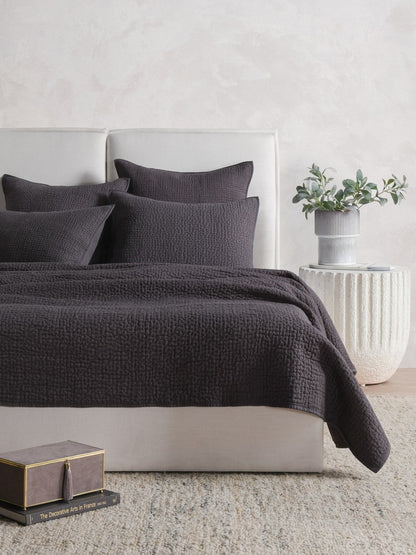 Villa by Classic Home - Danica Euro Sham - Gray - V211085 view 2