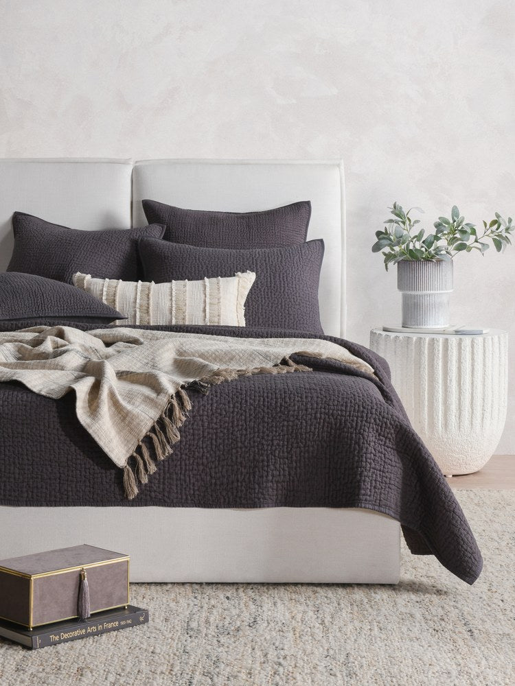 Villa by Classic Home - Danica Euro Sham - Gray - V211085 view 3