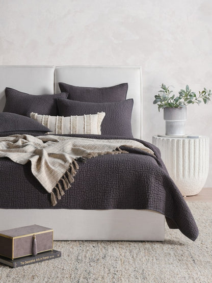 Villa by Classic Home - Danica Euro Sham - Gray - V211085 view 3