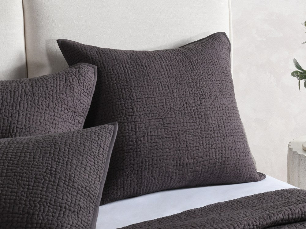 Villa by Classic Home - Danica Euro Sham - Gray - V211085 view 5