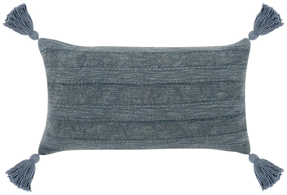 Villa by Classic Home - Desi 14inX26in Throw Pillow In Blue  - 26W - Blue - V240035 veiw 1