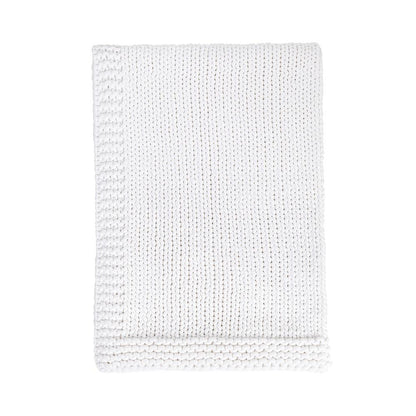 Villa by Classic Home - Dyne 50x70 Cotton Fabric Throw - White - V310044 veiw 3