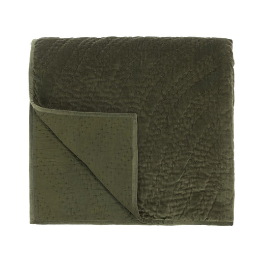 Villa by Classic Home - Elms 4-Piece King Quilt Set - Green - BEDQ540K view 1