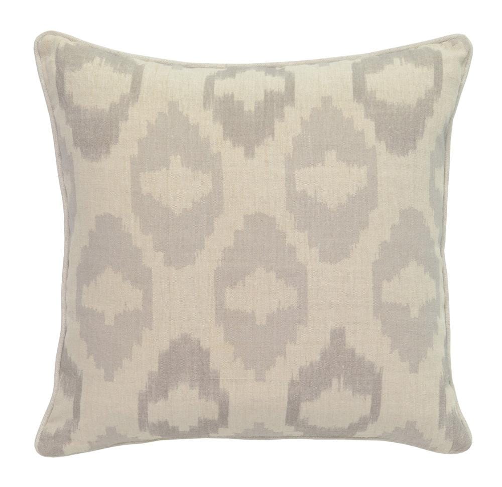 Villa by Classic Home - Fay 100% Linen 22in Throw Pillow, Gray - 22W - Gray, Natural  - V140187 veiw 1