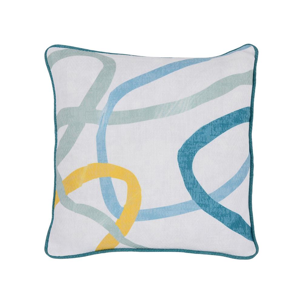 Villa by Classic Home - Fulton 18x18 Performance Fabric Throw Pillow - Multicolor - VO20031 veiw 1