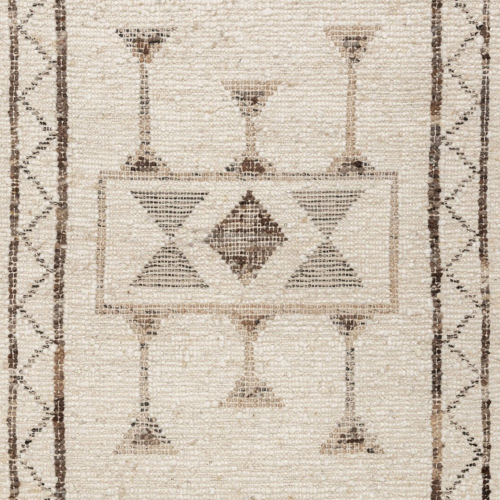 Villa by Classic Home - Gazi 2.6x8 Wool Blend Handwoven Runner - Ivory - 30088329 view 4