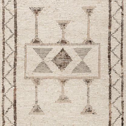 Villa by Classic Home - Gazi 2.6x8 Wool Blend Handwoven Runner - Ivory - 30088329 view 4