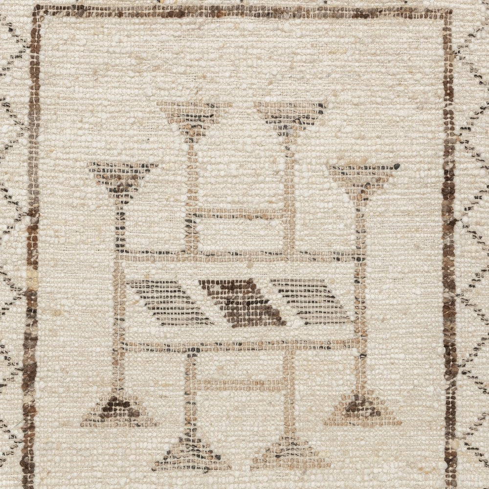 Villa by Classic Home - Gazi 2.6x8 Wool Blend Handwoven Runner - Ivory - 30088329 view 5