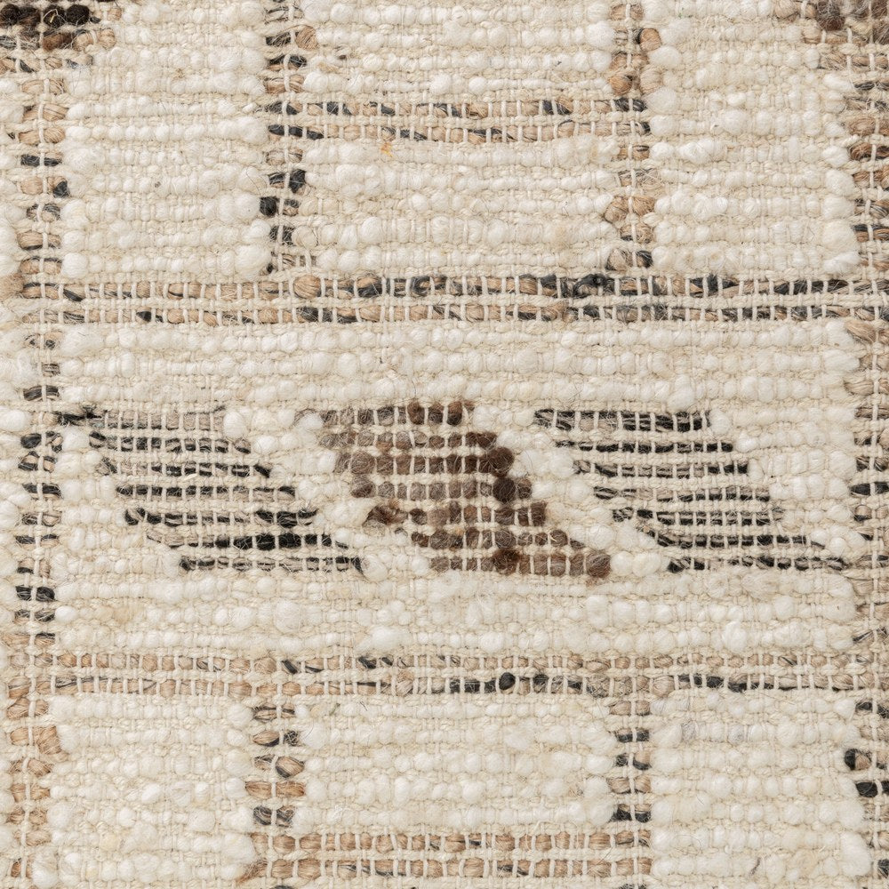 Villa by Classic Home - Gazi 2x3 Wool Blend Handwoven Accent Rug - Ivory - 30088320 view 6