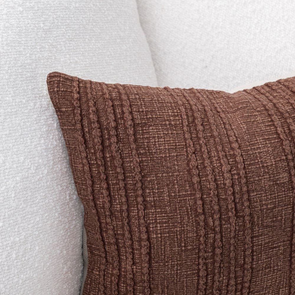 Villa by Classic Home - Gratitude 20x14 Throw Pillow - Mahogany - V330004 view 4