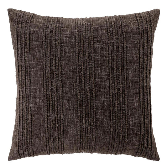 Villa by Classic Home - Gratitude 22x22 Throw Pillow - Ganache Brown - V300067 view 1