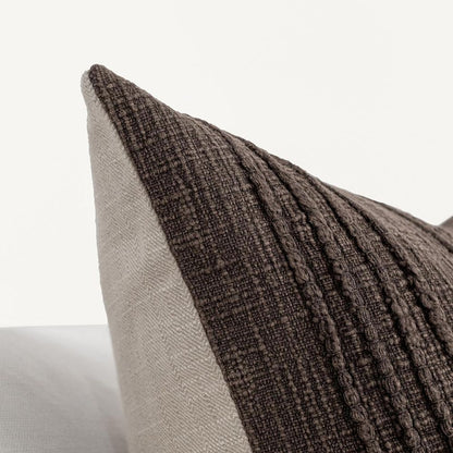Villa by Classic Home - Gratitude 22x22 Throw Pillow - Ganache Brown - V300067 view 6