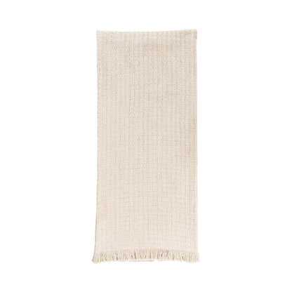 Villa by Classic Home - Hadron Cotton Fabric Queen Blanket - Ivory - V310007 veiw 4