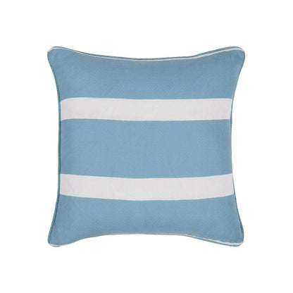 Villa by Classic Home - Hall 22x22 Performance Fabric Throw Pillow - Blue - VO20036 veiw 2