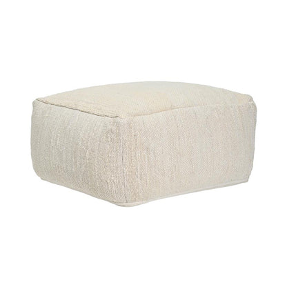 Villa by Classic Home - Halter 22in Woven Jute Pouf , Ivory - Ivory  - V270040 veiw 1