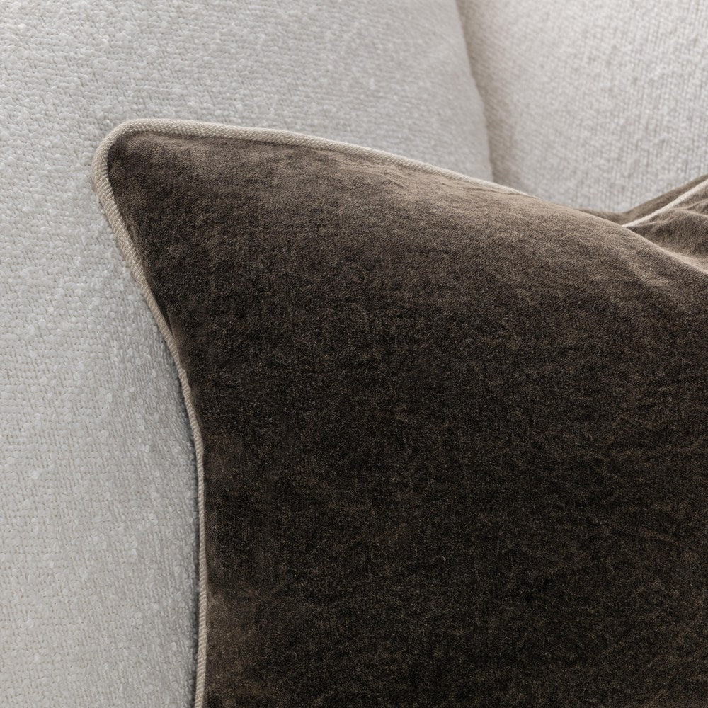 Villa by Classic Home - Heirloom Velvet 14x20 Throw Pillow - Brown - V340018 view 4