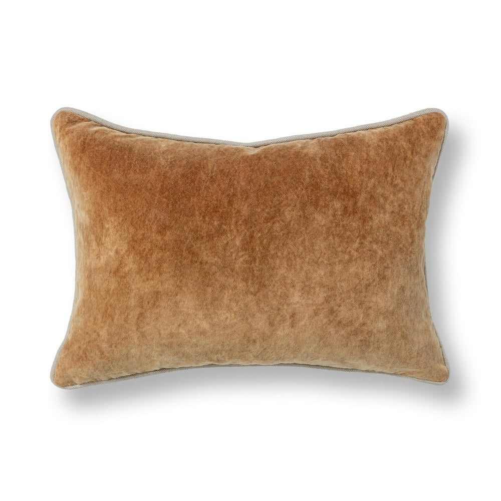 Villa by Classic Home - Heirloom Velvet 14x20 Throw Pillow - Orange - V340017 view 1