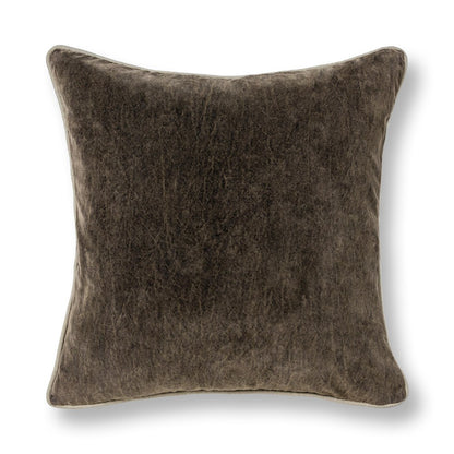 Villa by Classic Home - Heirloom Velvet 22x22 Throw Pillow - Brown - V340014 view 1