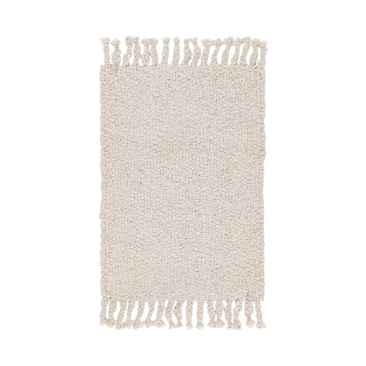 Villa by Classic Home - Hobbs 2x3 Handwoven Wool Accent Rug - White - 30092130 view 1