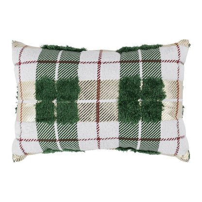 Villa by Classic Home - Holiday 14x20 Cotton Fabric  Throw Pillow - Green - VE550022 veiw 1