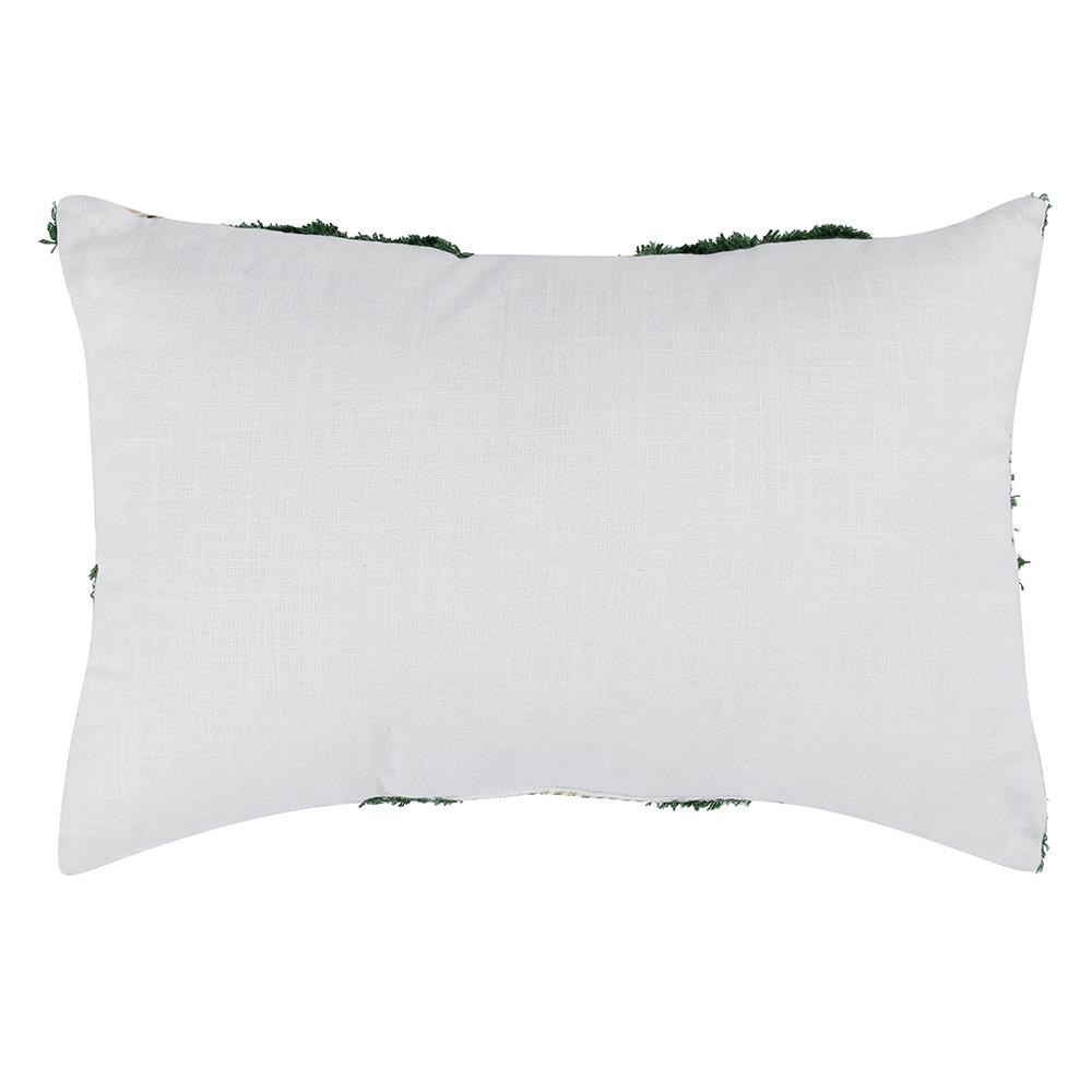 Villa by Classic Home - Holiday 14x20 Cotton Fabric  Throw Pillow - Green - VE550022 veiw 2