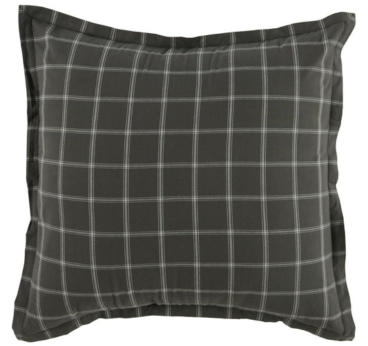 Villa by Classic Home - Hudson Euro Sham - Gray - V170502 view 1