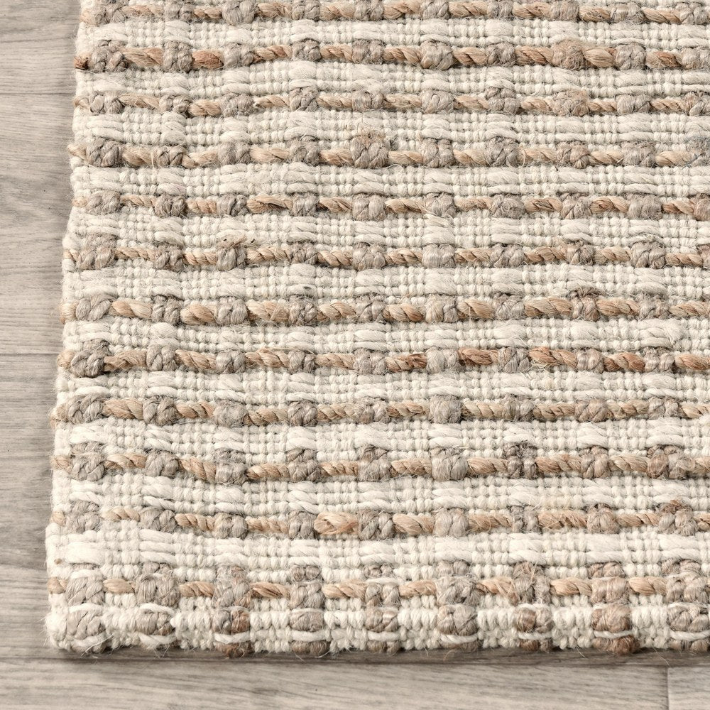 Villa by Classic Home - Huntington 2x3 Handwoven Jute Sustainable Accent Area Rug - Natural - 30091790 view 2