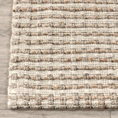 Villa by Classic Home - Huntington 2x3 Handwoven Jute Sustainable Accent Area Rug - Natural - 30091790 view 2