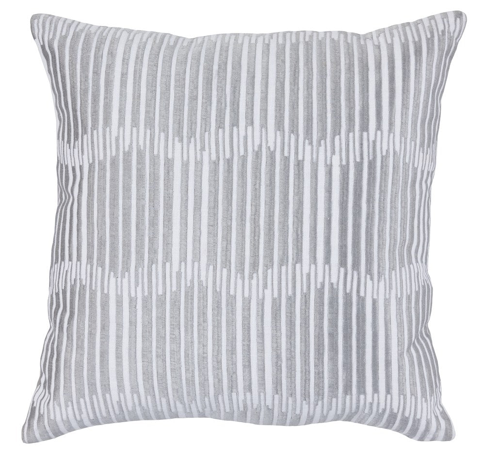 Villa by Classic Home - Isidora Cotton Fabric Throw Pillow - Gray - V190087 view 1