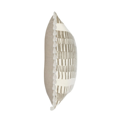 Villa by Classic Home - Jagger 20x20 Throw Pillow - White - V260025 view 3