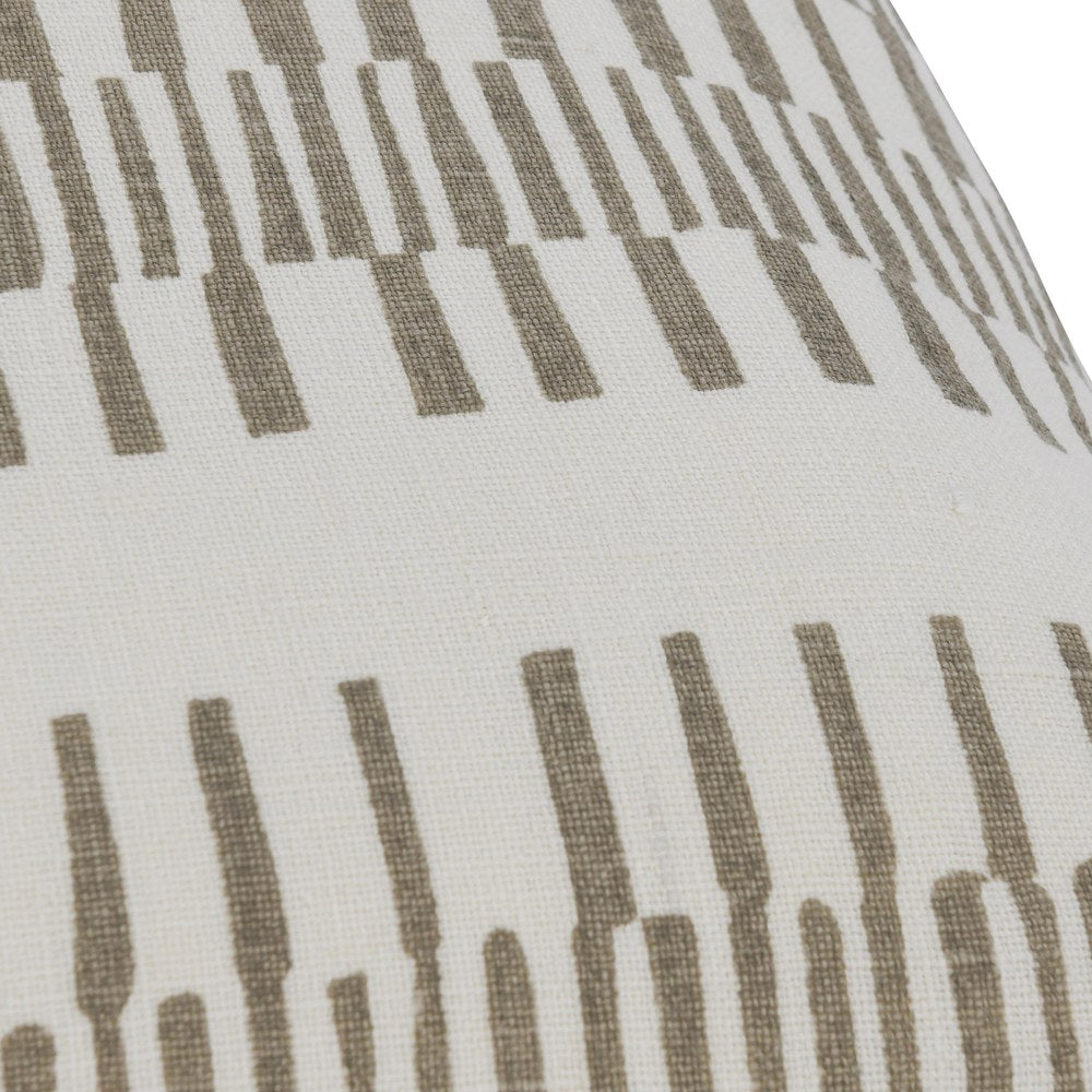 Villa by Classic Home - Jagger 20x20 Throw Pillow - White - V260025 view 4