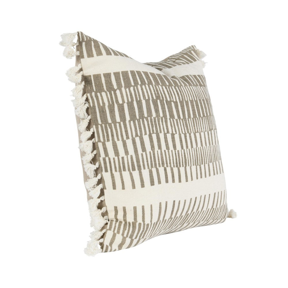 Villa by Classic Home - Jagger 20x20 Throw Pillow - White - V260025 view 5