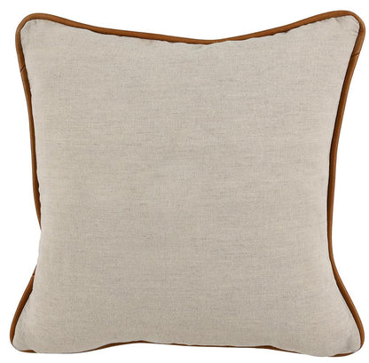 Villa by Classic Home - Jasper 18x18 Belgian Linen Fabric Tie-Dye Throw Pillow - Orange - V211040 veiw 2