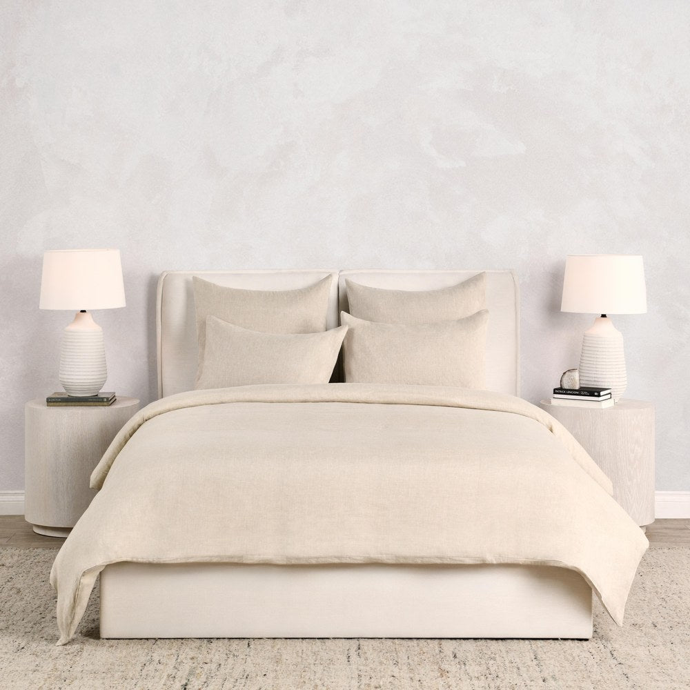 Villa by Classic Home - Jayson 3-Piece Queen Duvet Set - Beige - BEDD337Q view 2