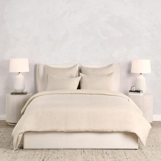 Villa by Classic Home - Jayson 3-Piece Queen Duvet Set - Beige - BEDD337Q view 2