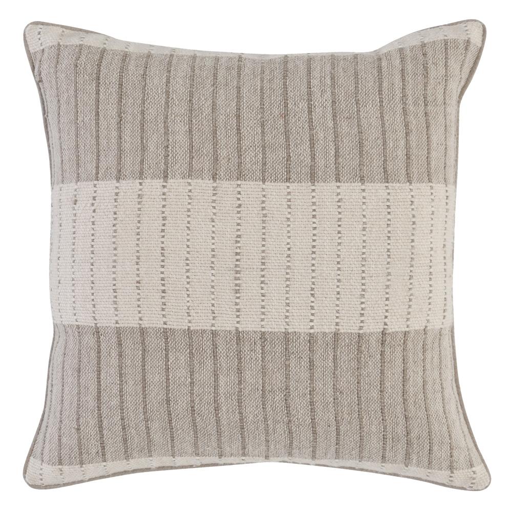 Villa by Classic Home - Kamia 22in Square Throw Pillow In Beige  - 22W - Natural,Ivory - V220057 veiw 1