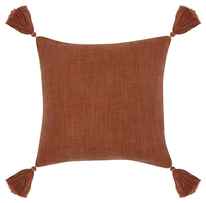 Villa by Classic Home - Karo 20x20 Fabric Throw Pillow - Red - VO20019 veiw 2