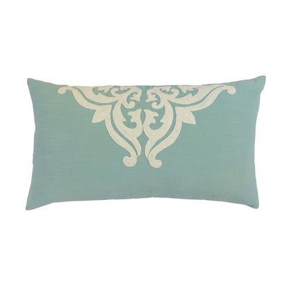 Villa by Classic Home - Kent 100% Cotton Embroidered King Sham - Blue - V180130 veiw 1