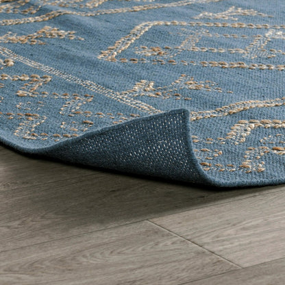 Villa by Classic Home - Lagos 9x12 Handwoven Area Rug - Blue - 30091266 view 3