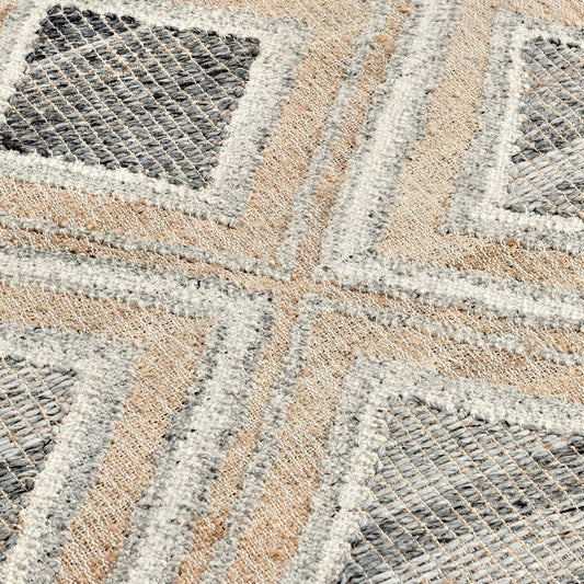 Villa by Classic Home - Laguna 2.6x8 Handwoven Jute Blend Runner Rug - Multicolor - 30090893 view 2