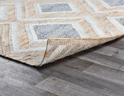 Villa by Classic Home - Laguna 9x12 Handwoven Jute Blend Area Rug - Multicolor - 30090896 view 4