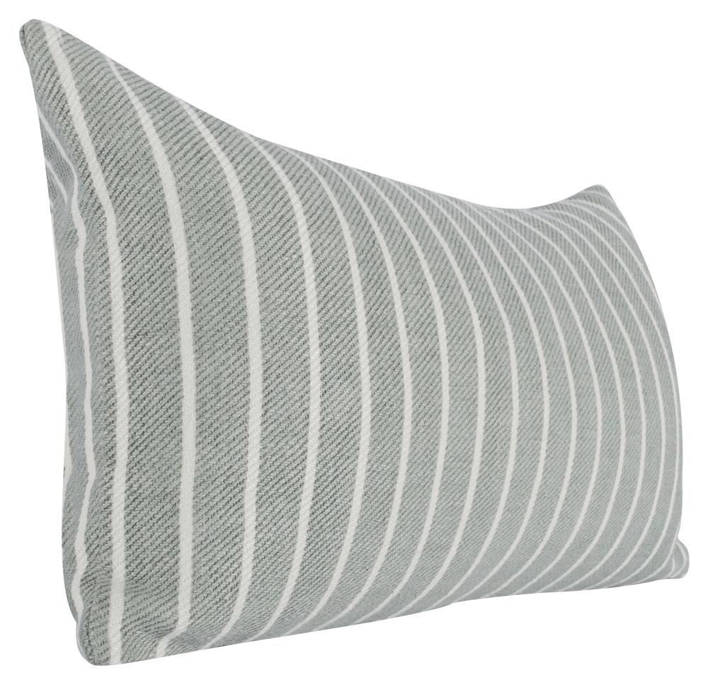 Villa by Classic Home - Lake 14inX26in Throw Pillow, Gray White - 26W - Gray and White - V240046 veiw 1