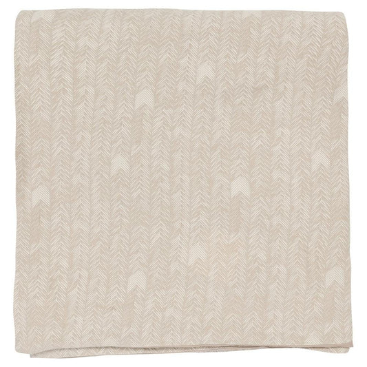 Villa by Classic Home - Lana 100% Cotton Embroidered Natural King Duvet  - 108W - Beige - V250045 veiw 1