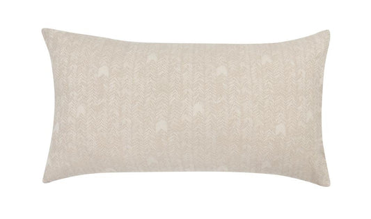 Villa by Classic Home - Lana 100% Cotton Embroidered Natural King Sham  - 36W - Beige - V250049 veiw 1