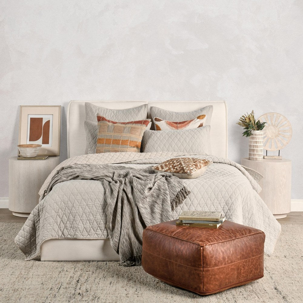 Villa by Classic Home - Lana 3-Piece Queen Quilt Set - Beige - BEDQ503Q view 6