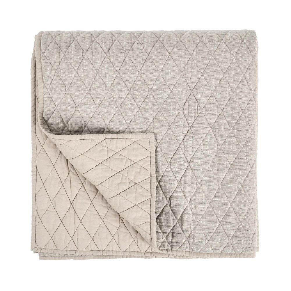 Villa by Classic Home - Lana 4-Piece King Quilt Set - Beige - BEDQ503K view 1