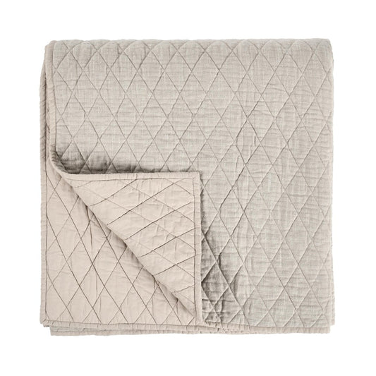 Villa by Classic Home - Lana 4-Piece King Quilt Set - Beige - BEDQ503K view 1