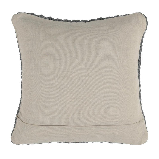 Villa by Classic Home - Lanai 20x20 Cotton Fabric Throw Pillow - Blue - V250007 veiw 2