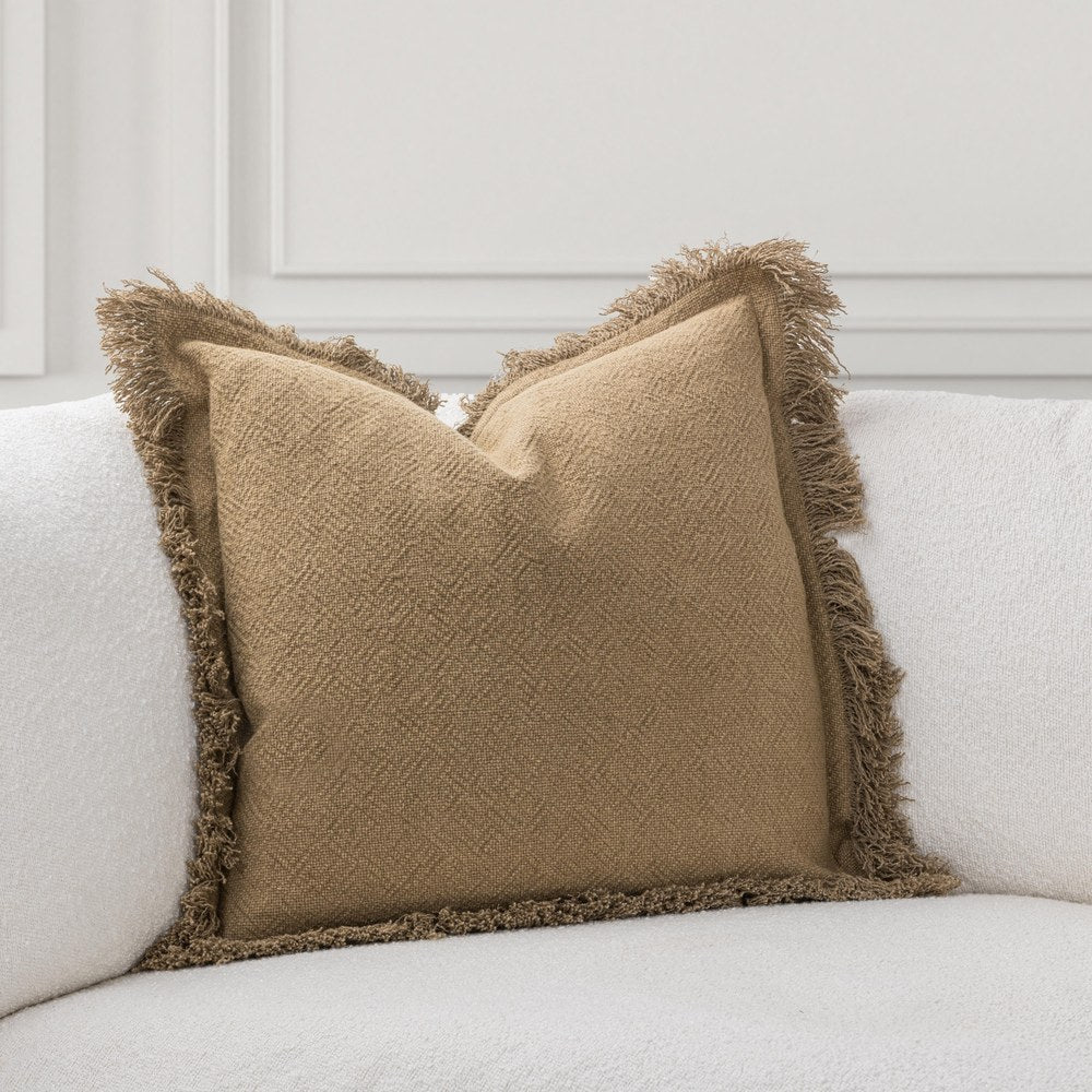 Villa by Classic Home - Lauren 22x22 Throw Pillow - Brown - V340012 view 3